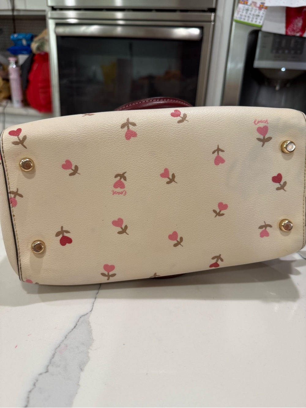 Coach Rowan Satchel with Matching Pouch - Picture 10 of 14